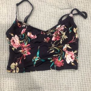 Dark purple bralette